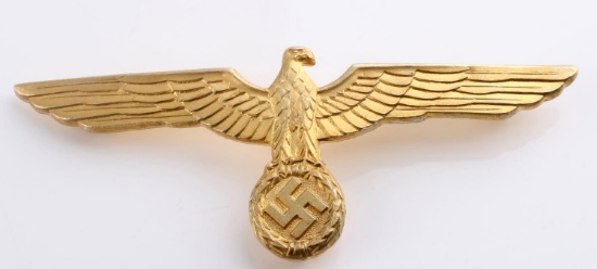 WWII GERMAN HEERSUMMER TUNIC BREAST EAGLE BADGE