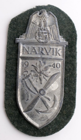 WWII GERMAN HEER WEHRMACHT 1940 NARVIK SHIELD