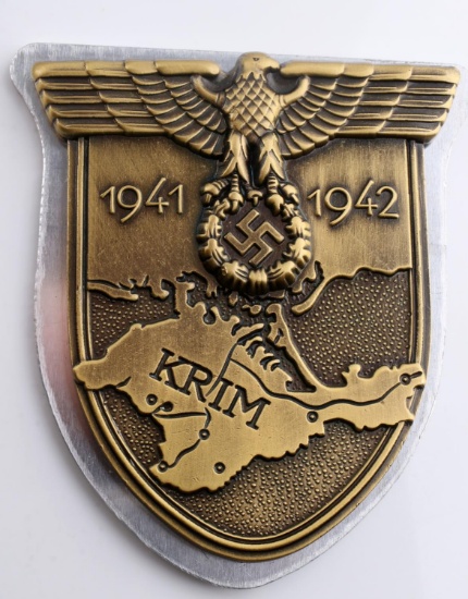 WWII GERMAN HEER KRIM 1941 1942 SLEEVE SHIELD