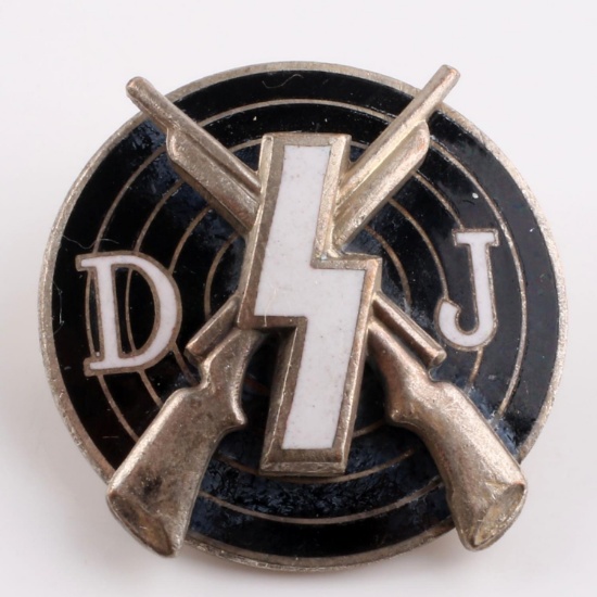 WWII GERMAN REICH HITLER YOUTH MARKSMAN BADGE