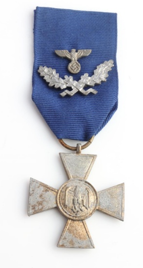 WWII GERMAN HEER 40 YEAR LONG SERVICE MEDAL