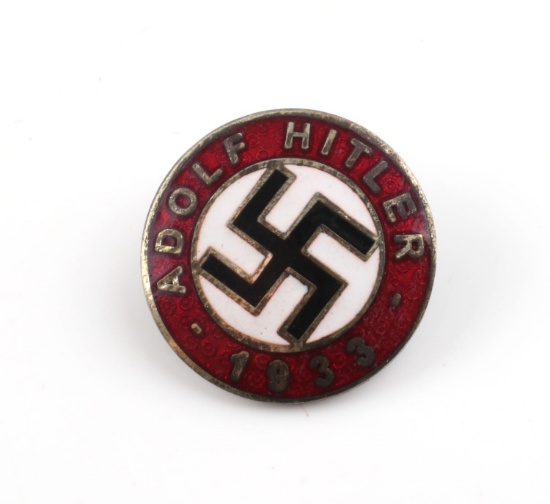 WWII GERMAN THIRD REICH NSDAP SWASTIKA BADGE PIN