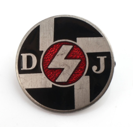 WWII GERMAN THIRD REICH DEUTSCHES JUGEND PIN