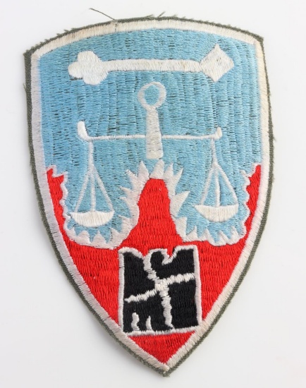 WWII US GERMAN NUREMBURG WAR CRIMES TRIALS PATCH