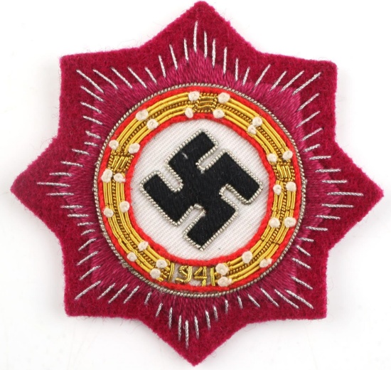 WWII GERMAN THIRD REICH FIRE POLICE CROSS IN GOLD