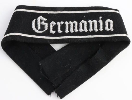 WWII GERMAN HEER GERMANIA OFFICERS CUFF TITLE