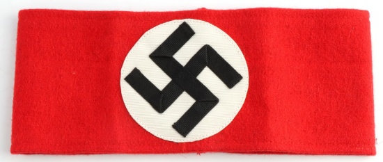 WWII GERMAN NSDAP SWASTIKA PARTY ARMBAND