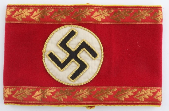 GERMAN WWII POLITICAL LEADER REICHS LEVEL ARMBAND