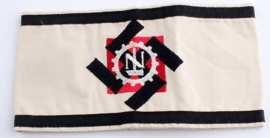 WWII GERMAN TECHNICAL EMERGENCY TENO ARMBAND