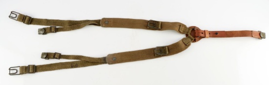 WWII GERMAN AFRIKA KORPS TROPICAL COMBAT Y STRAPS