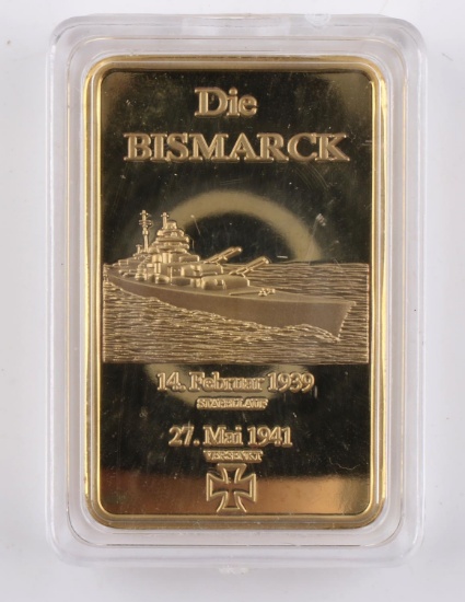 WWII GERMAN REICH KRIEGSMARINE GOLD BAR