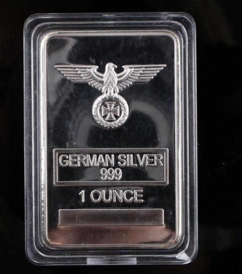 WWII GERMAN THIRD REICH SILVER OUNCE BAR