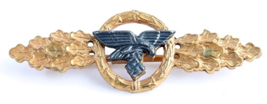 WWII GERMAN LUFTWAFFE GOLD TRANSPORT FLIGHT CLASP