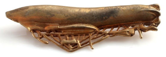 WWI US AERO AVIATOR AIR SHIP BALLOON CAP BADGE