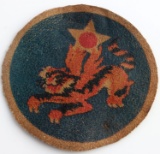 WWII US 14TH ARMY AIRFORCE LEATHER PATCH