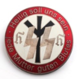 WWII GERMAN THIRD REICH SS HIMMLER LEIBENS BADGE