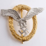 WWII GERMAN THIRD REICH PILOT OBSERVER BADGE