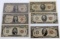 LOT OF 6 WWII HAWAII EMERGENCY BANKNOTES $57 FACE