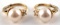 18KT GOLD AKOYA PEARL AND GOSHENITE EARRINGS