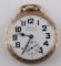 HAMILTON RAILWAY SPECIAL 40S GOLDFILL POCKETWATCH