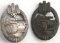 WWII GERMAN THIRD REICH PANZER ASSAULT BADGES