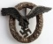 WWII GERMAN THIRD REICH LUFTWAFFE PILOTS BADGE