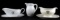 3 WWII GERMAN SS POLICE GRAVY BOAT DAF CREAMER