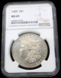 1900 MORGAN DOLLAR $1 SILVER COIN NCG MS65