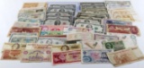 60 WORLD U.S. BANKNOTE CURRENCY LOT