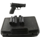 SIG SAUER SEMI AUTO P229 9MM PISTOL + 5 MAGAZINES