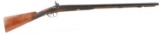 ANTIQUE ENGLISH 20 GAUGE DOUBLE BARREL SHOTGUN