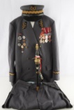 WWII POLISH MINING GENERAL DRESS UNIFORM & DAGGER