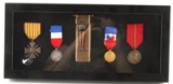 5 WWI TO VIETNAM FRENCH BELGIUM MEDAL ORDER LOT