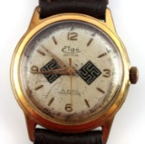 WWII GERMAN THIRD REICH ELGE WRIST WATCH