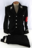 WWII GERMAN SS DEUTSCHLAND GRUPPENFUHRER UNIFORM