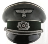 WWII GERMAN THIRD REICH OFFICER VISOR