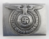 WWII GERMAN THIRD REICH SS EM BELT BUCKLE