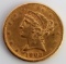 1903 S LIBERTY HEAD $5 GOLD COIN