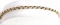 14K YELLOW GOLD CABLE LINK BRACELET 6.75MM 8