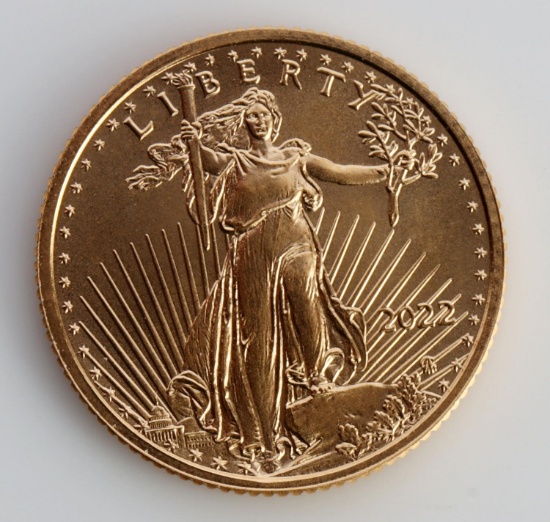 1/10TH OZ AMERICAN EAGLE GOLD COIN