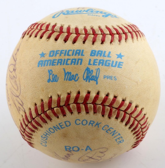 1960S COMPOSITE SIGNED BASEBALL STARGELL JARVIS