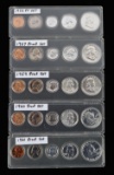 5 US PROOF MINT SETS 1956 TO 1961