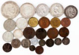 27 GERMANY PRUSSIA GERMAN STATES COINS 1808 - 1951
