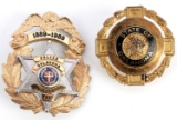 2 OKLAHOMA CITY & STATE OBSOLETE POLICE BADGE LOT
