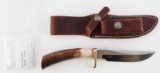 RANDALL KNIFE MODEL 3 HUNTER WITH STAG HANDLE
