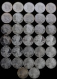 SILVER ROUNDS 1/2 OZ FINE SILVER LOT OF 32