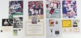 4 NFL AUTOGRAPHS FAVRE ELWAY THEISMANN LARGENT