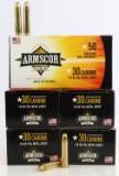 250 ROUNDS OF ARMSCOR 30 CARBINE AMMO 110GR FMJ