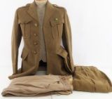 WWI US 185TH REGIMENT FIELD ARTY UNIFORM W/ DUI