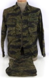 VIETNAM CAMO TIGER STRIPE TROUSERS JACKET 75TH INF